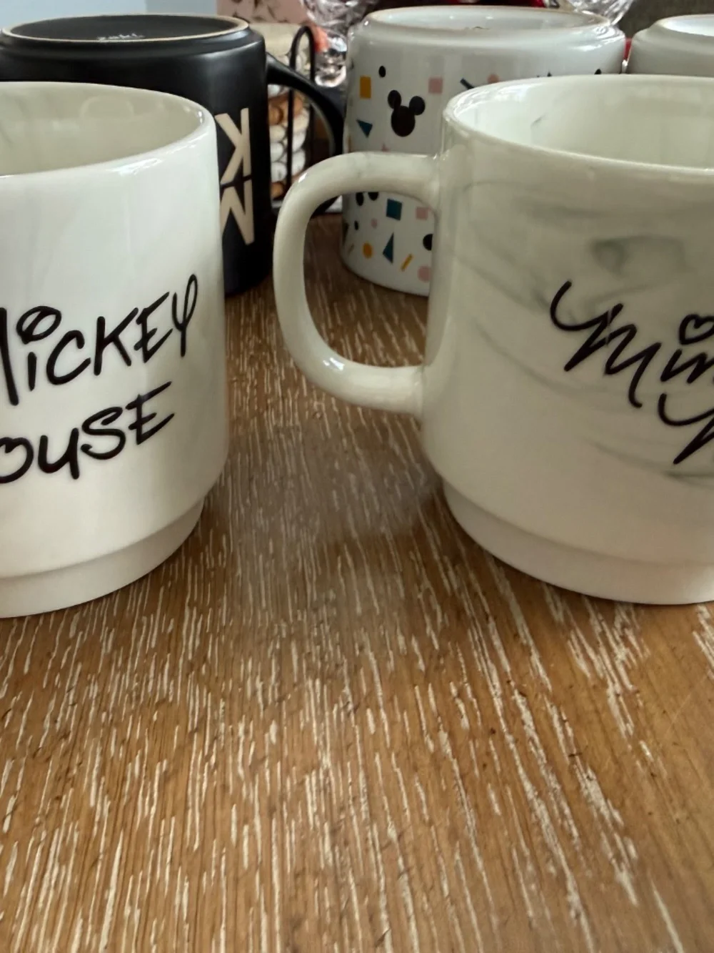 Excellent Condition – Official Disney Coffee Mugs (Set of 4